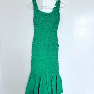 Xxs/Xs Anthropologie green dress